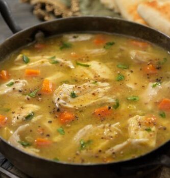 consome de pollo