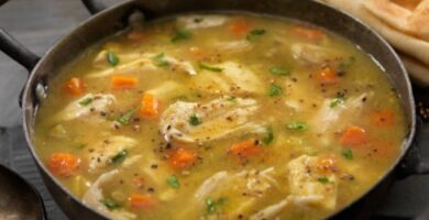 consome de pollo
