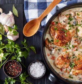 fricase de pollo