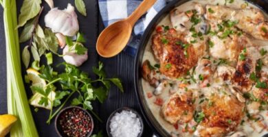 fricase de pollo