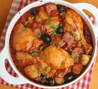 pollo a la española