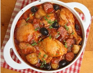 pollo a la española