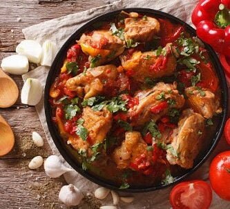 pollo en salsa