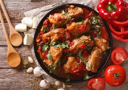 pollo en salsa