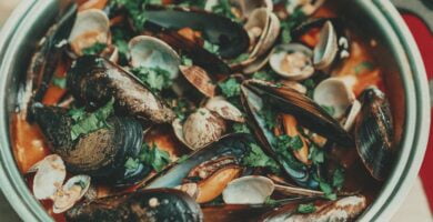 cazuela de mariscos
