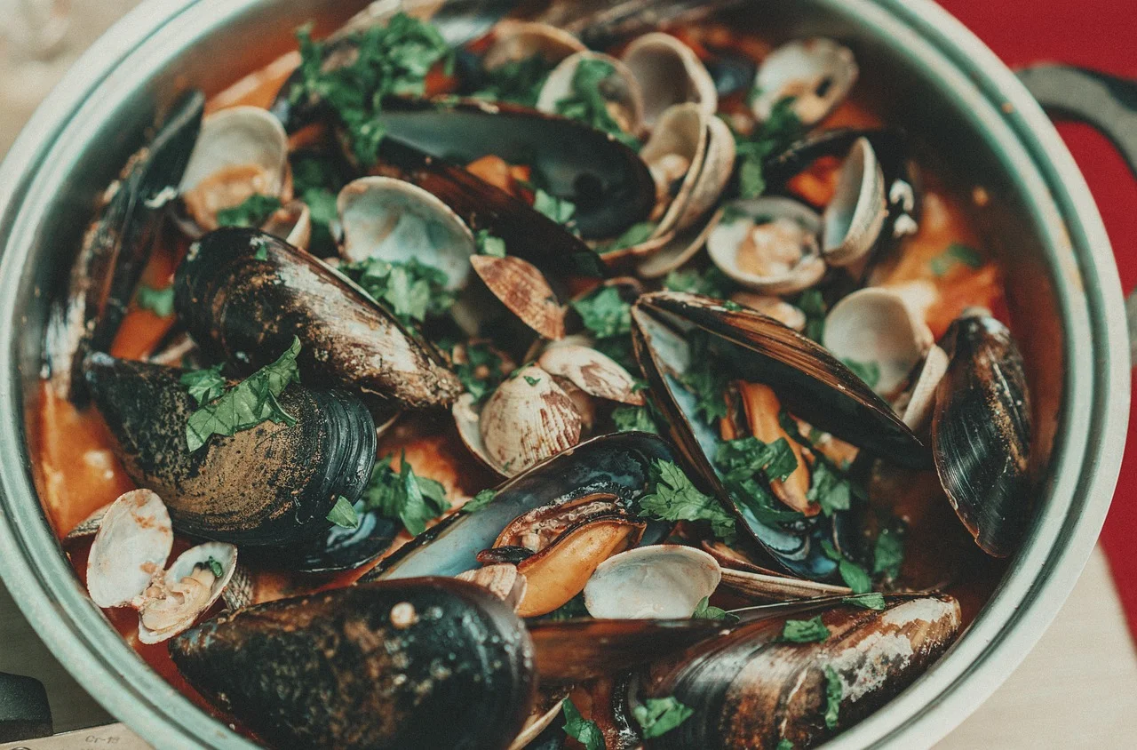 cazuela de mariscos