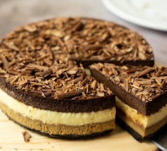 tarta tres chocolates