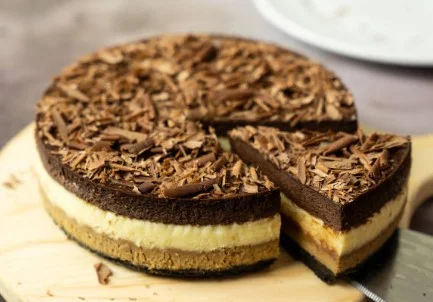tarta tres chocolates