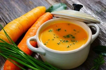 crema de zanahoria