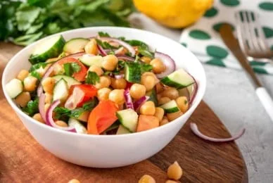 ensalada de garbanzos