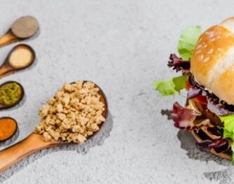 hamburguesas de soja texturizada
