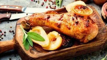 truto de pavo al horno