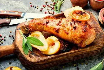 truto de pavo al horno