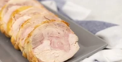 arrollado de pollo