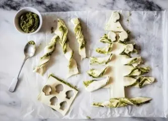 arbol de navidad con hojaldre