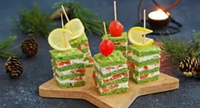 Canape navideño: Fácil y delicioso para sorprender a todos
